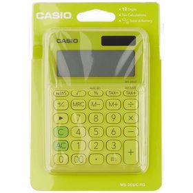Casio MS-20UC Sarı Masaüstü Hesap Makinesi