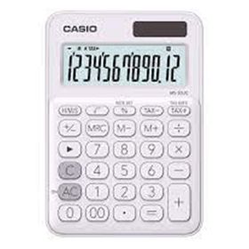 Casio MS-20UC-WE Beyaz Masaüstü Temel Hesap Makinesi