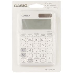 Casio MS-20UC-WE-N-DC Beyaz Hesap Makinesi