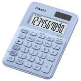 Casio MS-7UC-Bu Renkli Masa Tipi 10 Hane Hesap Makinası