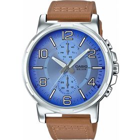 Casio MTP-E313L-2B2VDF Analog Deri Kordon Klasik Erkek Kol Saati