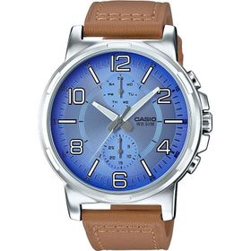 Casio MTP-E313L-2B2VDF Analog Deri Kordon Klasik Erkek Kol Saati