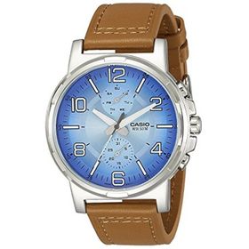 Casio MTP-E313L-2B2VDF Analog Deri Kordon Klasik Erkek Kol Saati
