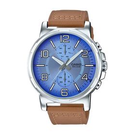 Casio MTP-E313L-2B2VDF Analog Deri Kordon Klasik Erkek Kol Saati