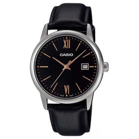 Casio MTP-V002L-1B3UDF Siyah Deri Kordon Erkek Kol Saati