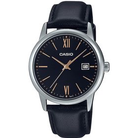 Casio MTP-V002L-1B3UDF Siyah Deri Kordon Erkek Kol Saati
