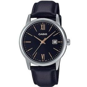 Casio MTP-V002L-1B3UDF Siyah Deri Kordon Erkek Kol Saati