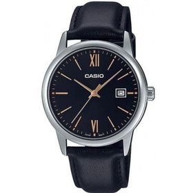 Casio MTP-V002L-1B3UDF Siyah Deri Kordon Erkek Kol Saati