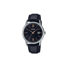 Casio MTP-V002L-1B3UDF Siyah Deri Kordon Erkek Kol Saati