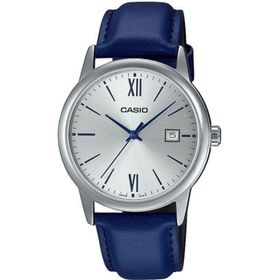 Casio MTP-V002l-2B3UDF Lacivert Deri Kordon Erkek Kol Saati