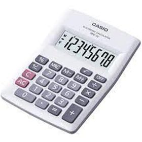 Casio MW-5V-WE 8 Hane Beyaz Masa Üstü Hesap Makinesi