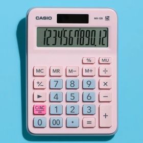 Casio MX-12B-PKLB 12 Haneli Pembe Mavi Masaüstü Hesap Makinesi