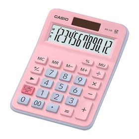 Casio MX-12B-PKLB 12 Haneli Pembe Mavi Masaüstü Hesap Makinesi