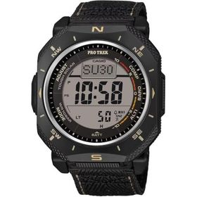 Casio PRG-69B-1DR Siyah Kumaş Erkek Kol Saati