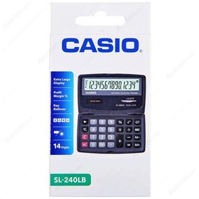 Casio SL-240LB Siyah Cep Tipi Hesap Makinesi