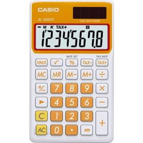 Casio SL-300VC-OE Cep Tipi Hesap Makinesi turuncu keçesi
