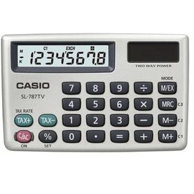 Casio SL-787TV-BK Cep Hesap Makinesi