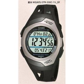 Casio STR-300C-1VDF Quartz Silikon Siyah 35 mm Spor Kadın Kol Saati