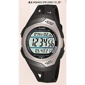 Casio STR-300C-1VDF Quartz Silikon Siyah 35 mm Spor Kadın Kol Saati