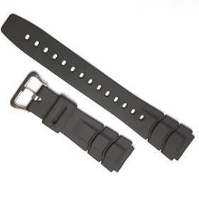 Casio Uyumlu Aq-10 19Mm Siyah Silikon Saat Kordonu
