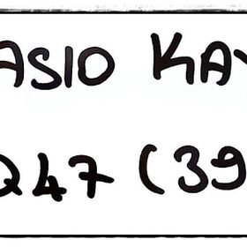 Casio Uyumlu AQ-47 Saat Kordonu
