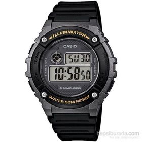 Casio W-216H-1BVDF Siyah Erkek Kol Saati