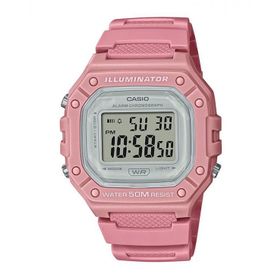 Casio W-218HC-4AVDF Kadın Kol Saati Pembe Dijital