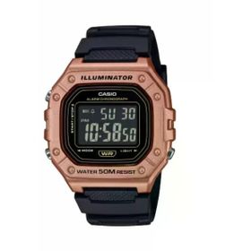 Casio W-218HM-5BVDF Quartz Silikon Siyah Erkek Kol Saati