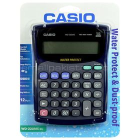 Casio WD-220MS-BU Mavi Hesap Makinesi
