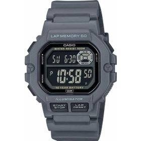 Casio WS-1400H-8BVDF Quartz Silikon Gri Erkek Kol Saati
