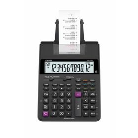 CasıoHR-100RC-BK-DC Şeritli 12 Hane Hesap Makinesi