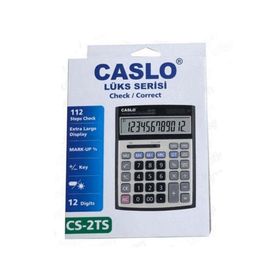 Caslo CS-2TS 12 Haneli Hesap Makinesi