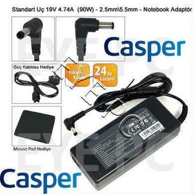 Casper 19V 4.74A 19 Volt 4.74 Uyumlu Laptop Adaptör