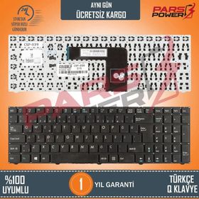 Casper C300-3060-4L05E C300-3710-4L05E Siyah Uyumlu Notebook Klavye
