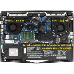 Casper Excalibur G780.1075-Bvj0x-B Notebook Ver.1 Sağ Fan
