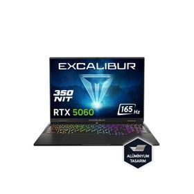 Casper Excalibur G915.1362-DX60A-C i7-13620H 32GB RAM 2TB SSD RTX 5060 Windows 11 Home 16 inç Oyun Bilgisayarı