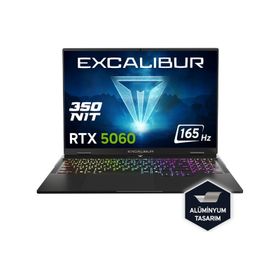 Casper Excalibur G915.1362-EF60A-C i7-13620H 64GB RAM 1TB SSD RTX 5060 Windows 11 Home 16 inç Oyun Bilgisayarı