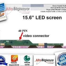 Casper Nirvana 15.6 NB MB55 15.6 Laptop LED 40 Pin Uyumlu Lcd Ekran Panel