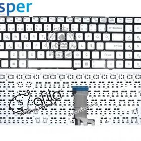 Casper Nirvana C6508550-B640P-S-F Beyaz Notebook Klavyesi