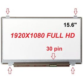 Casper Nirvana C8K.6500-BT55P 15.6 Slim Led 30 Pin Uyumlu Lcd Ekran Panel