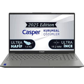 Casper Nirvana X700.1315-DX00A-G-F i3-1315U 32GB RAM 2TB SSD Windows 11 Home 15.6 inç Laptop - Notebook
