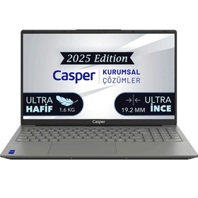 Casper Nirvana X700.1362-BV00A-G-F i7-13620H 16GB RAM 500GB SSD Windows 11 Home 15.6 inç Laptop - Notebook