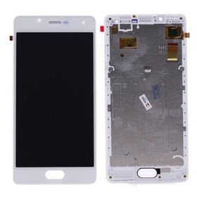 Casper Via E1 Beyaz Çıtalı Uyumlu Lcd Ekran Dokunmatik