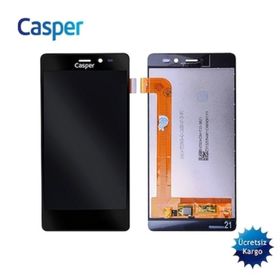 Casper Via E1c Siyah Çıtasız Uyumlu Lcd Ekran Dokunmatik