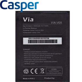 Casper Via V6X 2820mAh Batarya Pil