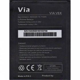 Casper Via V6X 2820mAh Batarya Pil
