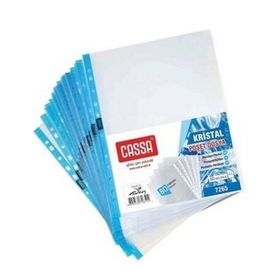 Cassa 7270 Şeffaf 60 Mik 50'li Paket Poşet Dosya
