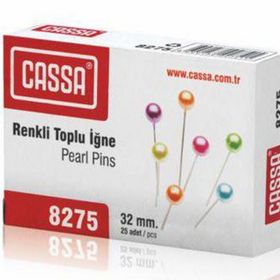 Cassa 8275 32 mm 25 Adet Renkli Toplu İğne
