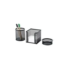 Cassa 8915 3 Parça Gümüş Metal Masa Seti