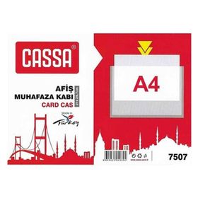 Cassa A4 Afiş Muhafaza Kabı
